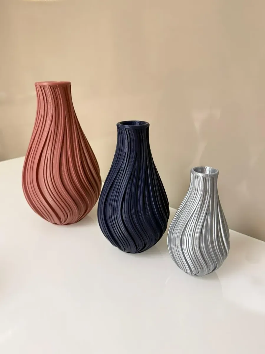 Vaso Decorativo 15cm Design Moderno Listras